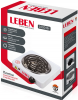 Эл.плитка 1-конфорная LEBEN спираль 475-039