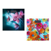 Весы напольные электрон.  Flower Collection до 180кг 28*28*0,5см 252-056
